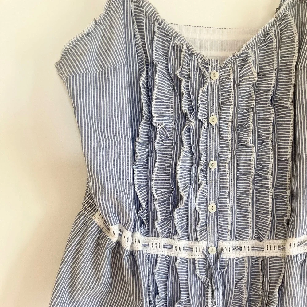 Abercrombie Summer Pinstriped Top - Picture 3 of 4